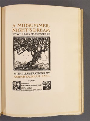 Lot 652 - Rackham (Arthur, illustrator). A Midsummer-Night's Dream, 1908