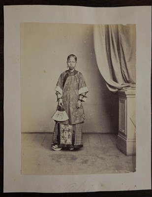 Lot 47 - China. Full-length portraits of Peking women, late 1850s
