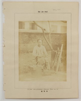 Lot 50 - China. Far East Magazine, 1876, a group of 17 photographs by William Saunders