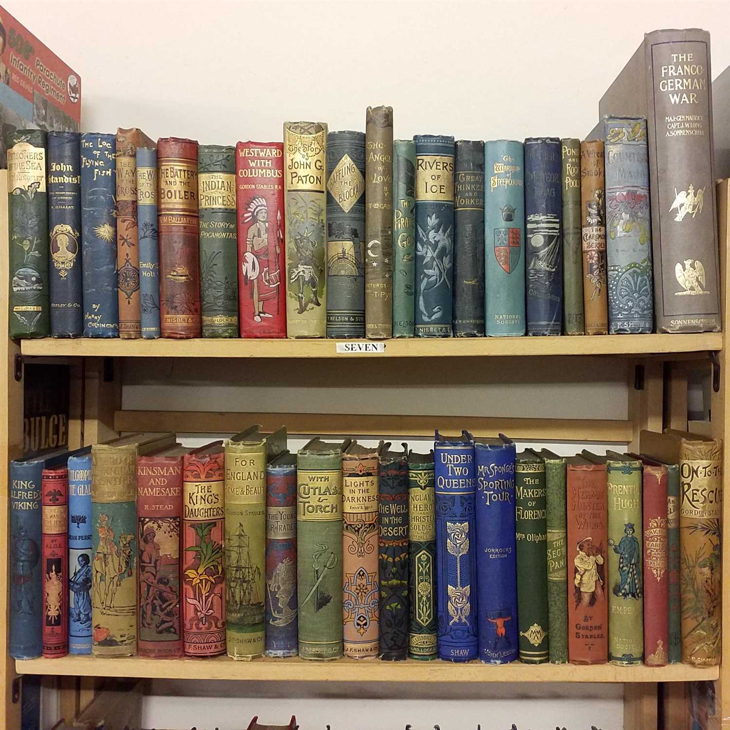 Lot 397 - Picture Cloth. A large collection of late 19th & early 20th century fiction