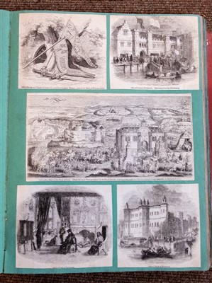 Lot 444 - Scrap albums. A collection of 16 scrap albums, early 19th to early 20th century
