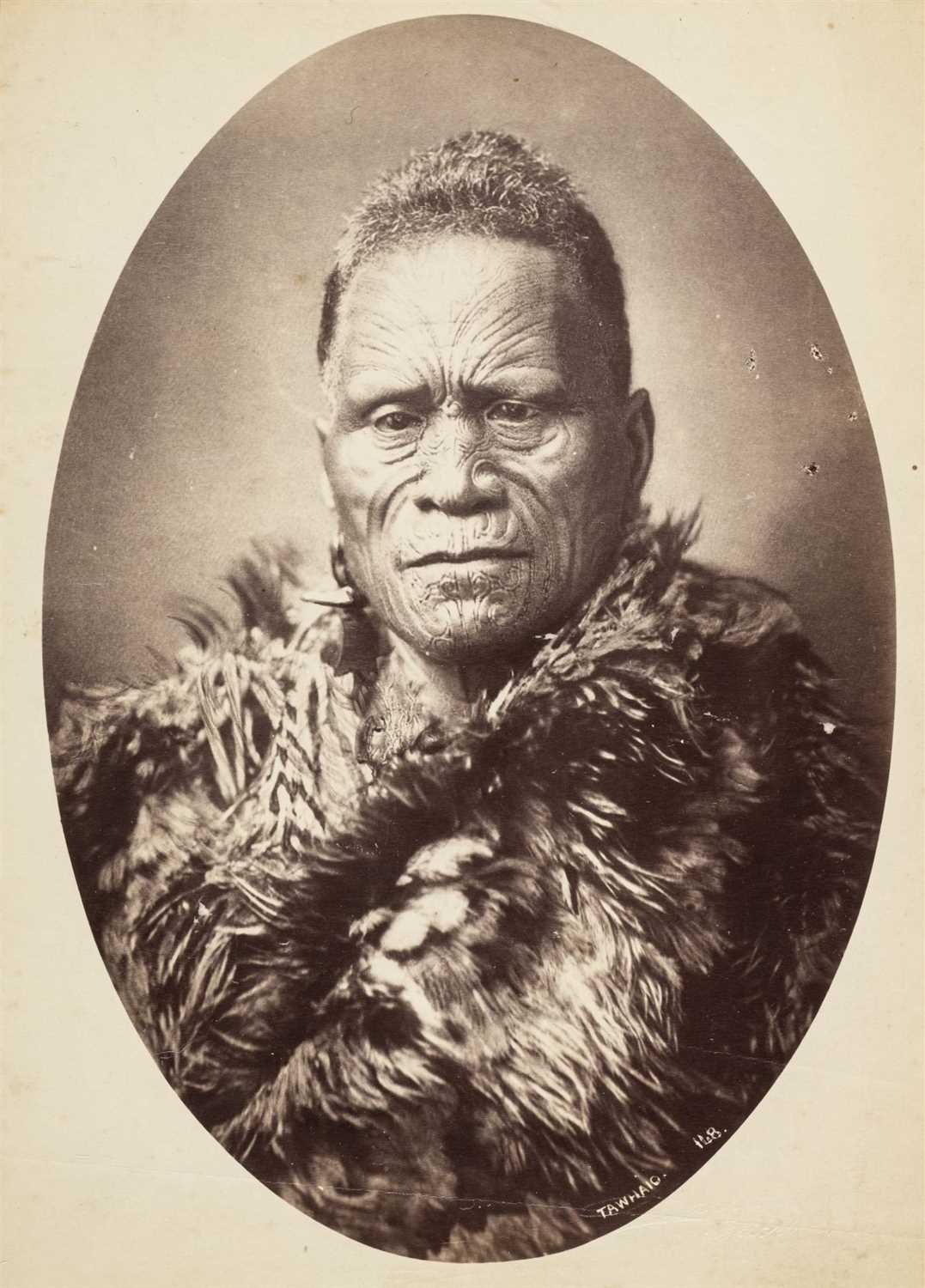 Lot 78 - New Zealand. Martin (Josiah, 1843-1916). Maori King Tawhaio, c. 1880s