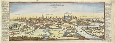 Lot 127 - Krakow. Bodenehr (Gabriel), Cracau die Furnehmbste Haupt Stadt in Polen, circa 1720