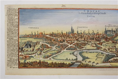 Lot 127 - Krakow. Bodenehr (Gabriel), Cracau die Furnehmbste Haupt Stadt in Polen, circa 1720