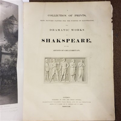 Lot 346 - Boydell (John & Josiah, publishers), Collection of Prints... of Shakespeare, 1803