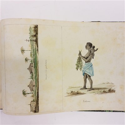 Lot 63 - South America. 'Souvenir pour Mr. Pico', album of watercolours, c.1845-50