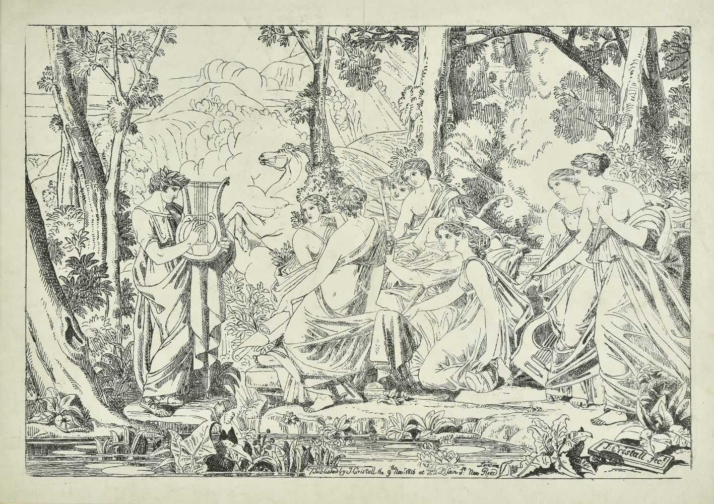 Lot 235 - Cristall (Joshua, 1767-1847). Apollo and the Muses, 1816
