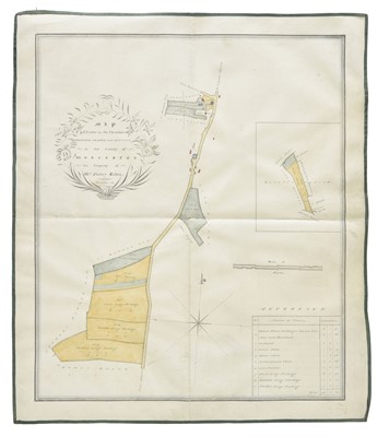 Lot 123 - Estate Plans.  Two manuscript plans, early 19th century