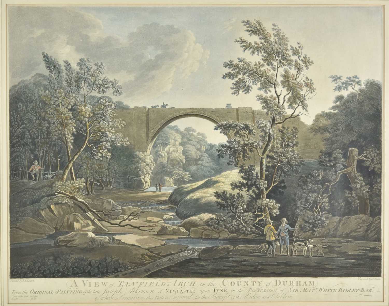 Lot 241 - Stadler (Joseph Constantine, active 1780-1812). Tanfield Arch, circa 1805