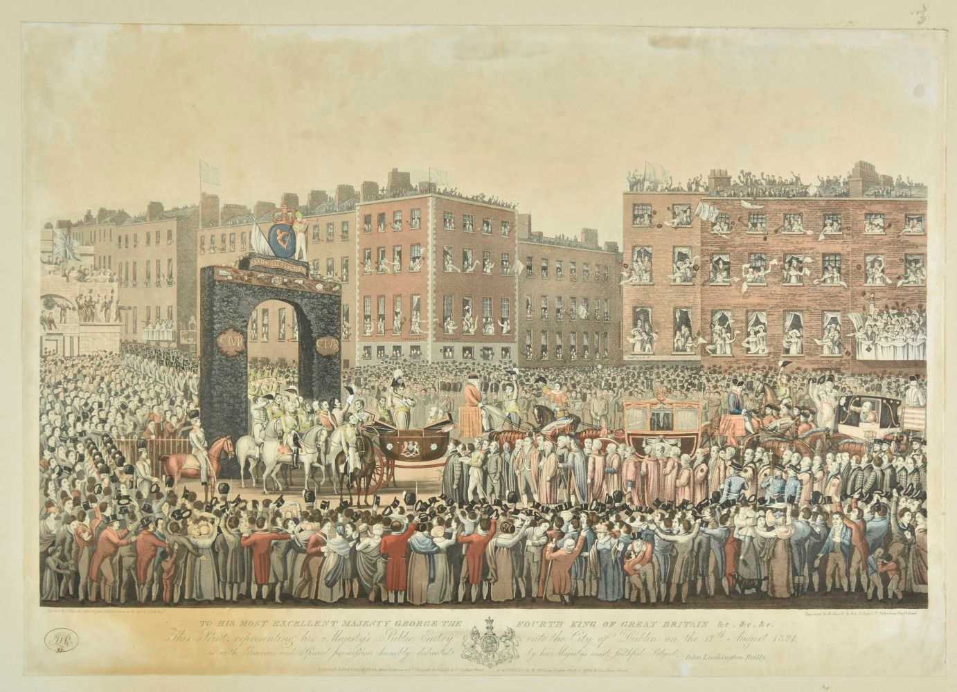 Lot 224 - Havell (Robert), George IV's Visit to Dublin, 1823