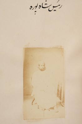 Lot 29 - India. Photographs of Indian rulers [Muraqqa' Jahan Numa], c.1880