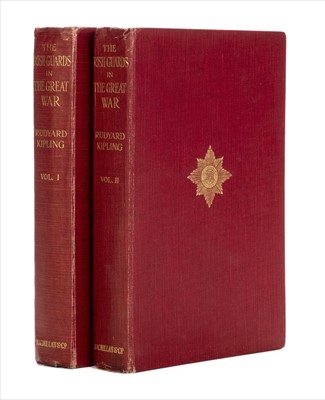 Lot 840 - Kipling (Rudyard). The Irish Guards in the Great War, 2 volumes, 1st edition, 1923