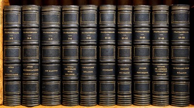 Lot 355 - Bindings. Oeuvres de Chateaubriand, 20 volumes in ten, Paris, 1857