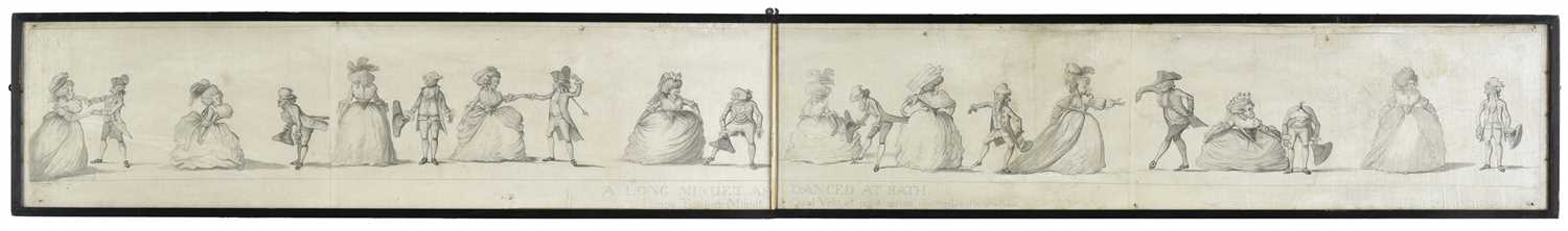 Lot 207 - Bunbury (Henry William). A Long Minuet as Danced at Bath, 1787
