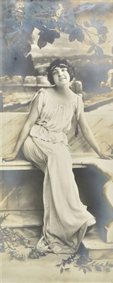 Lot 195 - Fashion. A group of three photographs of young women, c. 1910-20