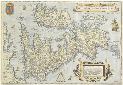 Lot 120 - British Isles. Ortelius (Abraham), Angliae, Scotiae..., [1579]