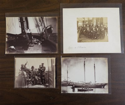 Lot 92 - Maritime. A group of 16 photographs of maritime interest, c. 1870s/1890s