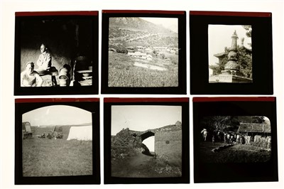Lot 153 - China. A group of 62 diapositive magic lantern slides of Jehol Province, circa 1920s