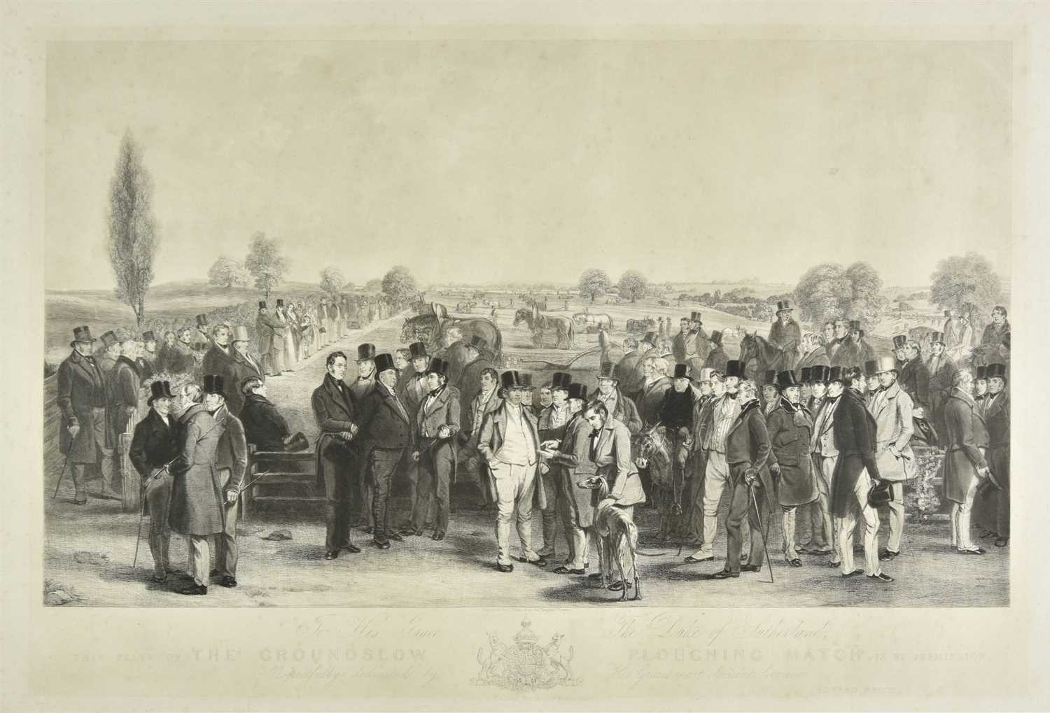 Lot 163 - Egan (James). The Groundslow Ploughing Match, 1840