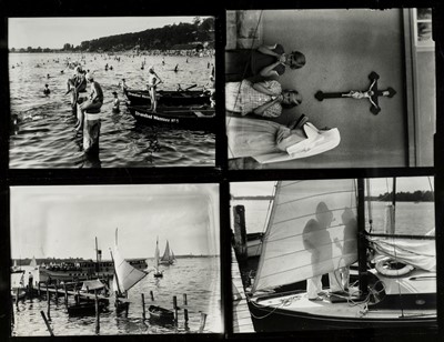 Lot 247 - Munkacsi (Martin, 1896-1963). Four contact prints on one sheet, circa 1930s, printed circa 1960