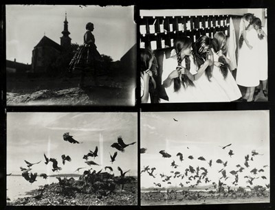 Lot 249 - Munkacsi (Martin, 1896-1963). Four contact prints on one sheet, circa 1930s, printed circa 1960