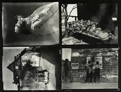 Lot 251 - Munkacsi (Martin, 1896-1963). Four contact prints on one sheet, circa 1930s, printed circa 1960