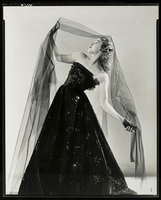 Lot 258 - Munkacsi (Martin, 1896-1963). Four fashion contact prints on four sheets, c. 1940s, printed c. 1960