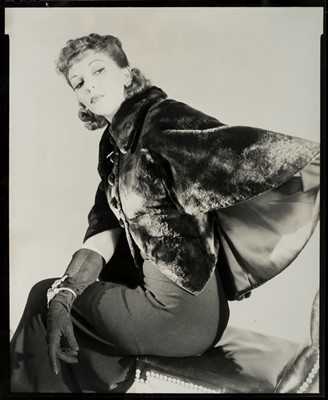 Lot 263 - Munkacsi (Martin, 1896-1963). Four fashion contact prints on four sheets, c. 1940s, printed c. 1960