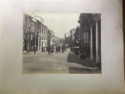 Lot 40 - Floyd (William Pryor). An album of photographs of Hong Kong and Canton, c. 1868-1870s