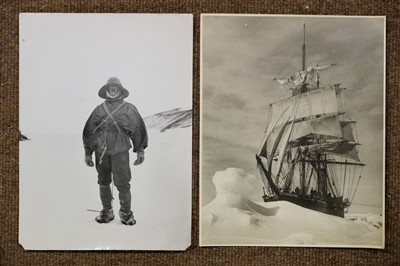 Lot 181 - Antarctica. Ponting (Herbert George). Nine photographs of the British Antarctic Expedition 1910-1913