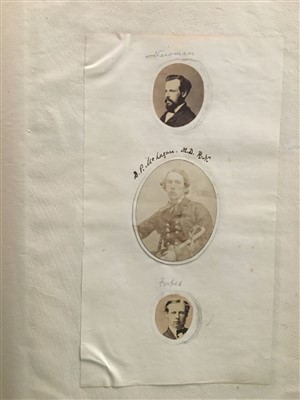 Lot 43 - China & India. A photographic scrap album relating to the Dods family in the Far East, c. 1860-1880s