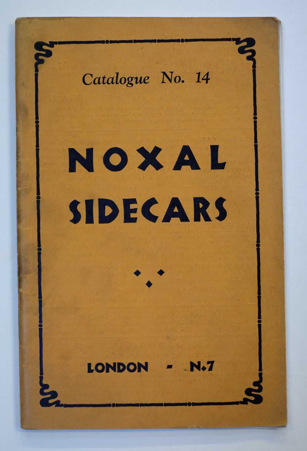 Lot 22 - Noxal Sidecars.