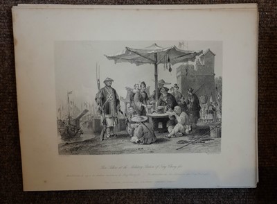Lot 209 - China. Allom (Thomas), A collection of approximately 250 prints, circa 1840