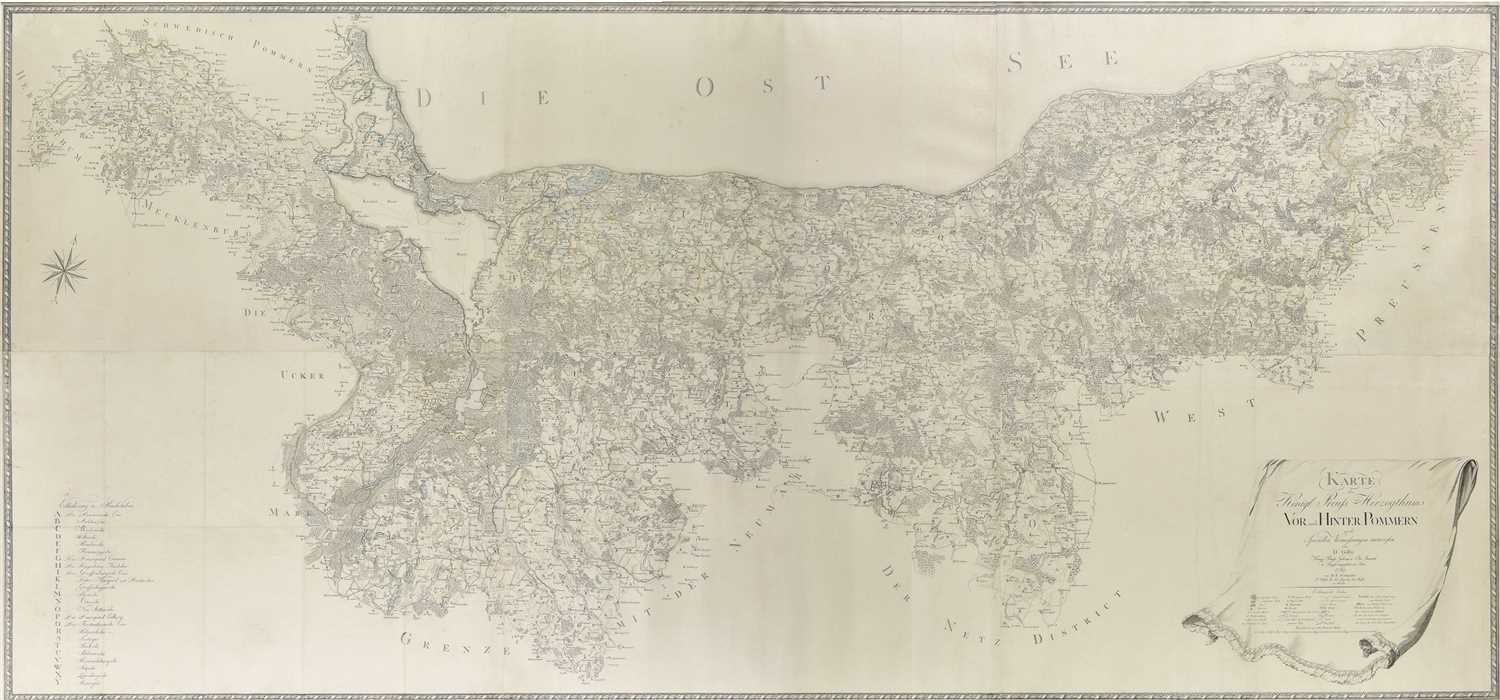 Lot 142 - Poland. Sotzmann (D. F.), Karte des Konigl..., 1789