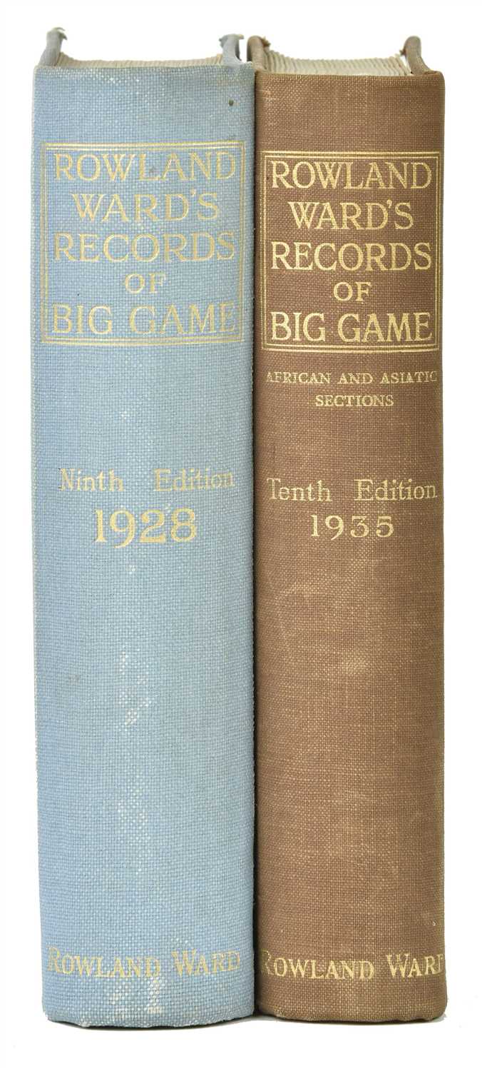 Lot 68 - Ward (Rowland). Rowland Ward's Records of Big Game, 9th edition, 1928