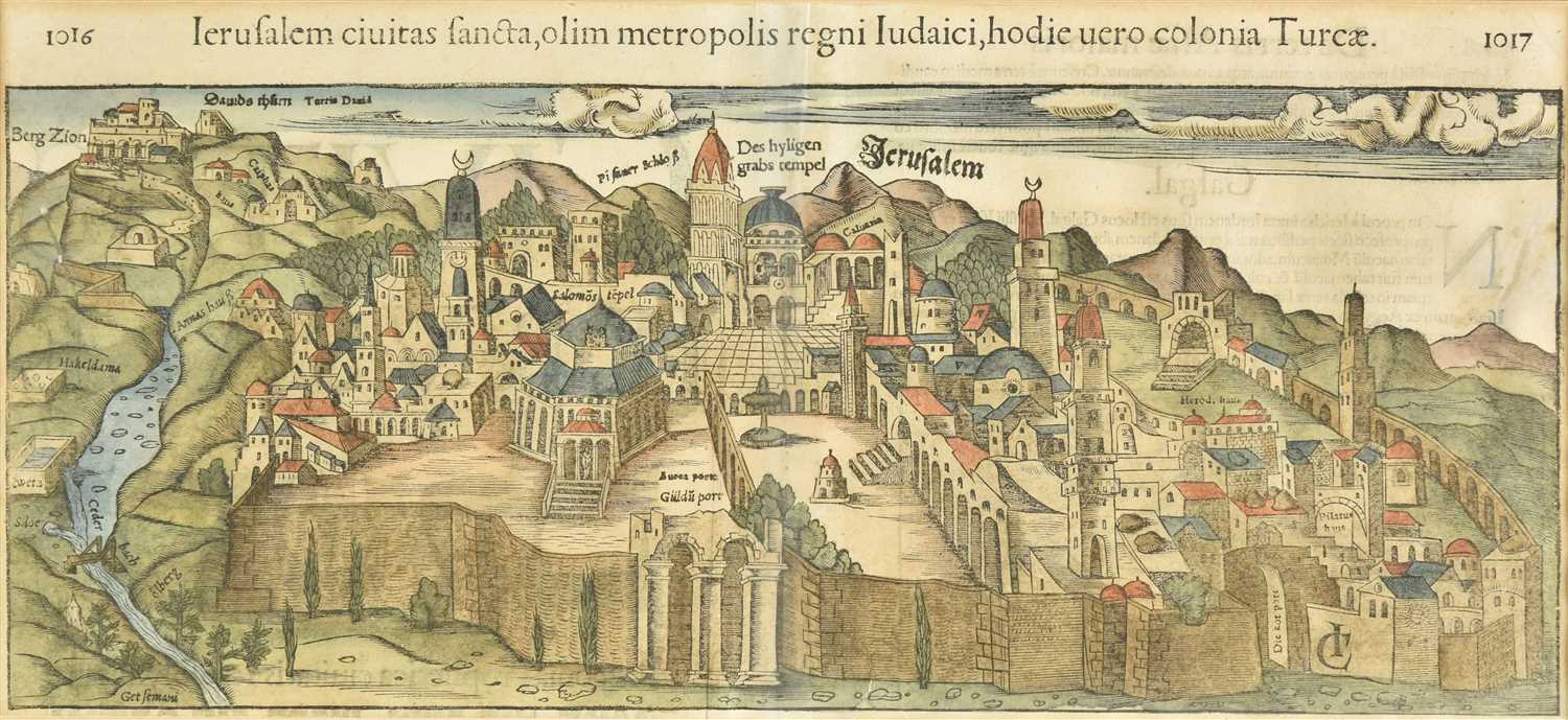 Lot 234 - Munster (Sebastan), Jerusalem & Zurich, circa 1570