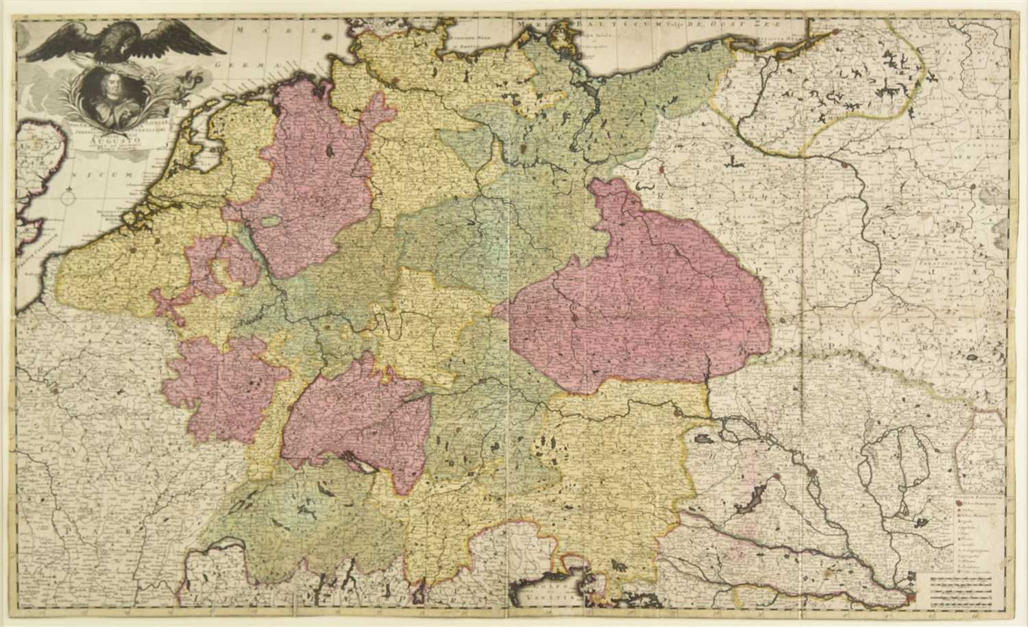 Lot 134 - Poland & Germany. Petrus Schenk, 1697
