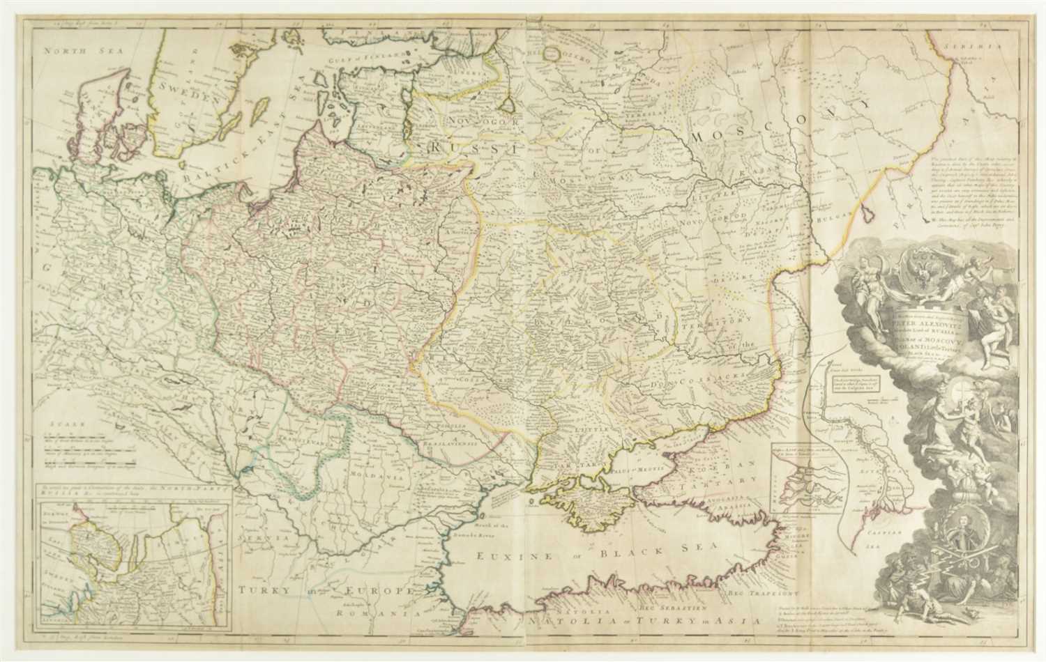 Lot 146 - Russia & Poland. Moll (Herman), circa 1729