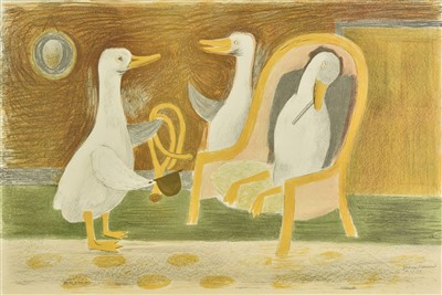 Lot 472 - Sutherland (Graham Vivian, 1903-1980). The Sick Duck, 1937
