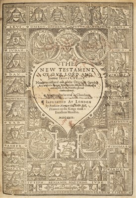 Lot 301 - Bible [English]. [The Holy Bible, London: Bonham Norton and John Bill, 1629]