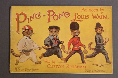 Lot 660 - Wain (Louis, illustrator). Ping-Pong, Told by Clifton Bingham, Raphael Tuck, [1903]