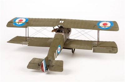 Lot 117 - Model aircraft. A well made Sopwith Camel model aircraft