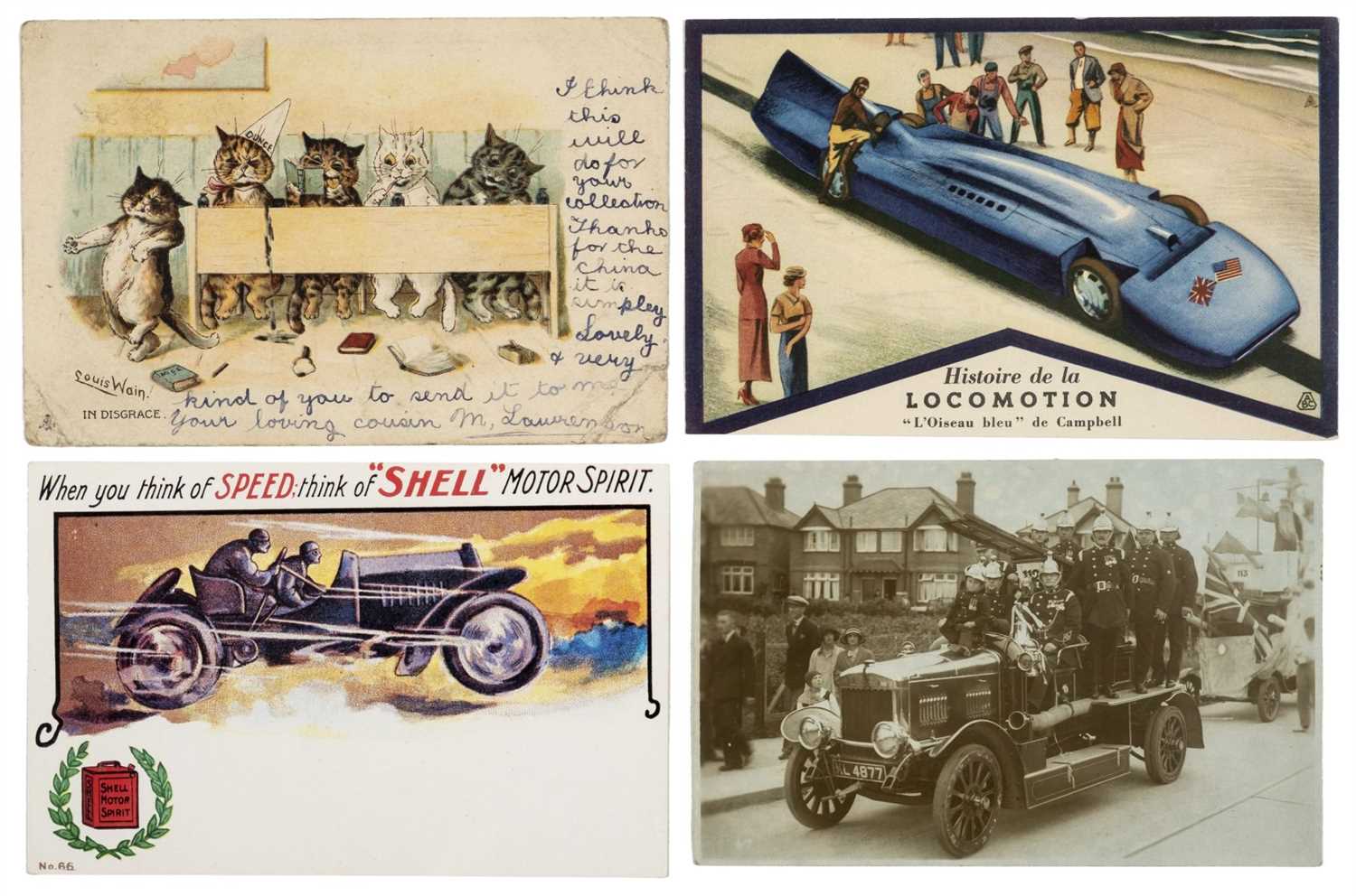 Lot 283 - Postcards. An assorted collection of approximately 2100 postcards, early to mid 20th century