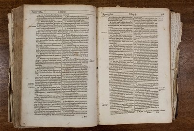 Lot 353 - Bible [English]. [The Bible..., Edinburgh: Printed by Andro Hart, 1610]