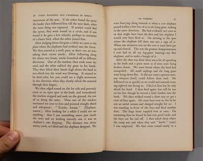 Lot 215 - Muirhead (J.T.) Ivory Poaching and Cannibals in Africa, 1st edition, 1933