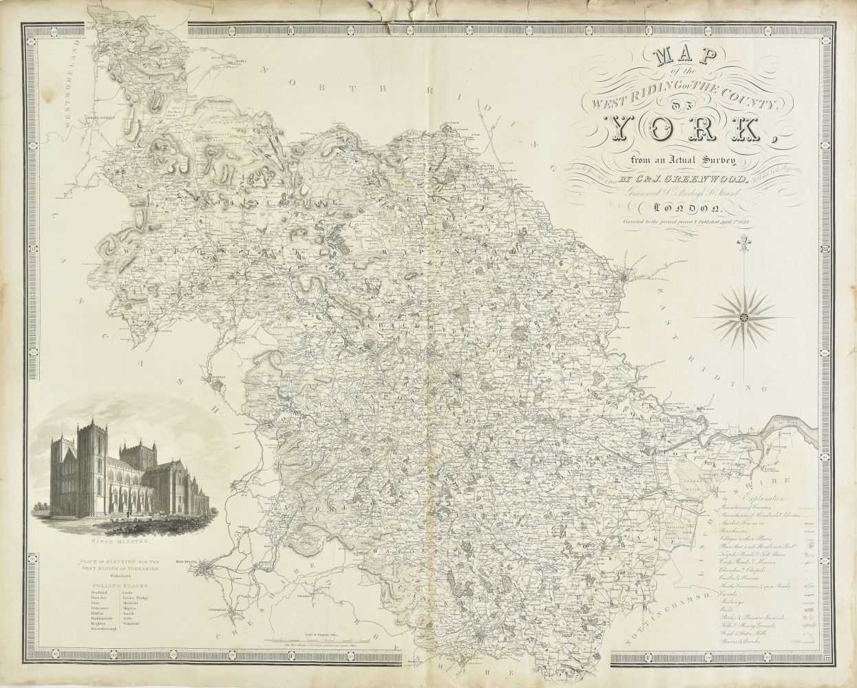 Lot 17 - British County Maps. A mixed collection of approximately forty-five maps, 18th & 19th century