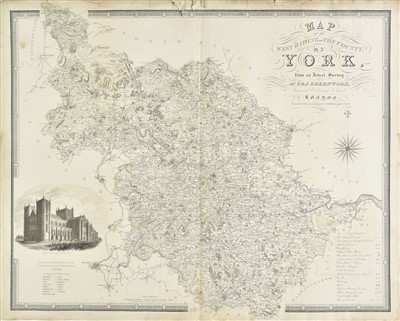 Lot 17 - British County Maps. A mixed collection of approximately forty-five maps, 18th & 19th century