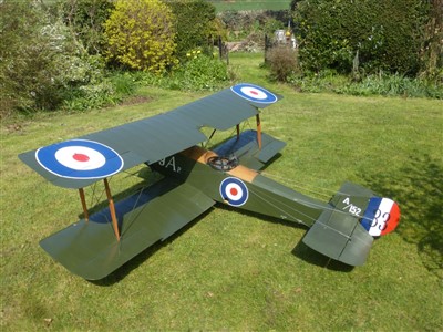 Lot 151 - Sopwith 1 1/2 Strutter. A fine quarter scale flying model