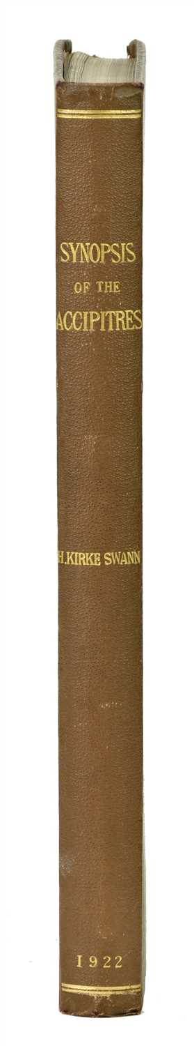 Lot 268 - Swann (H. Kirke). A Synopsis of the Accipitres, 2nd edition, one of 28 copies, 1921-2