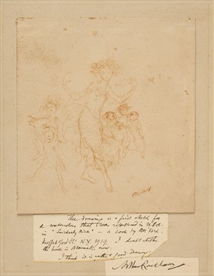 Lot 690 - Rackham (Arthur, 1867-1939). Sketch for Dance of Spring, circa 1919
